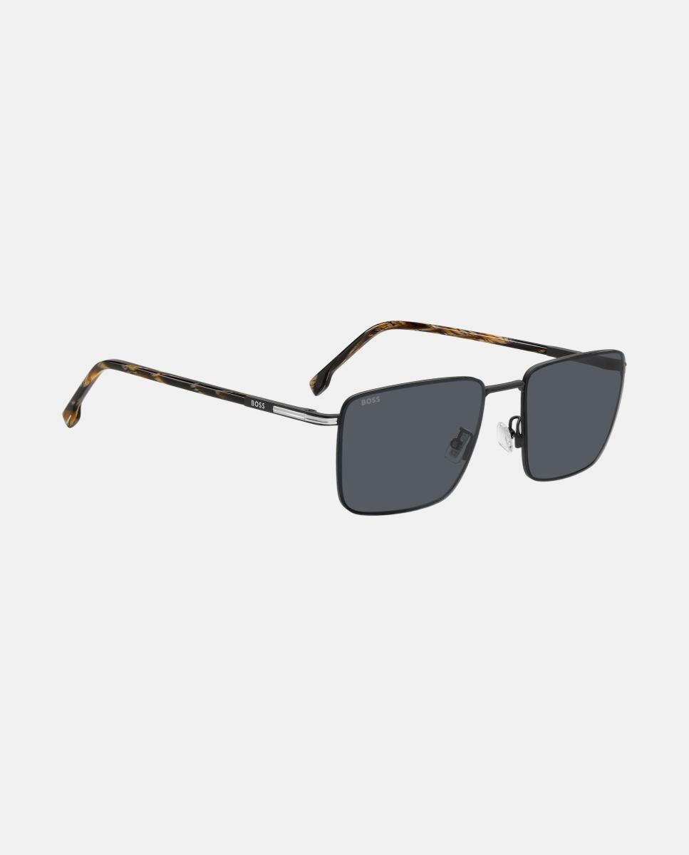 Gafas de sol BOSS 2007/G/S de hombre rectangular en metal - Negro Negro-3