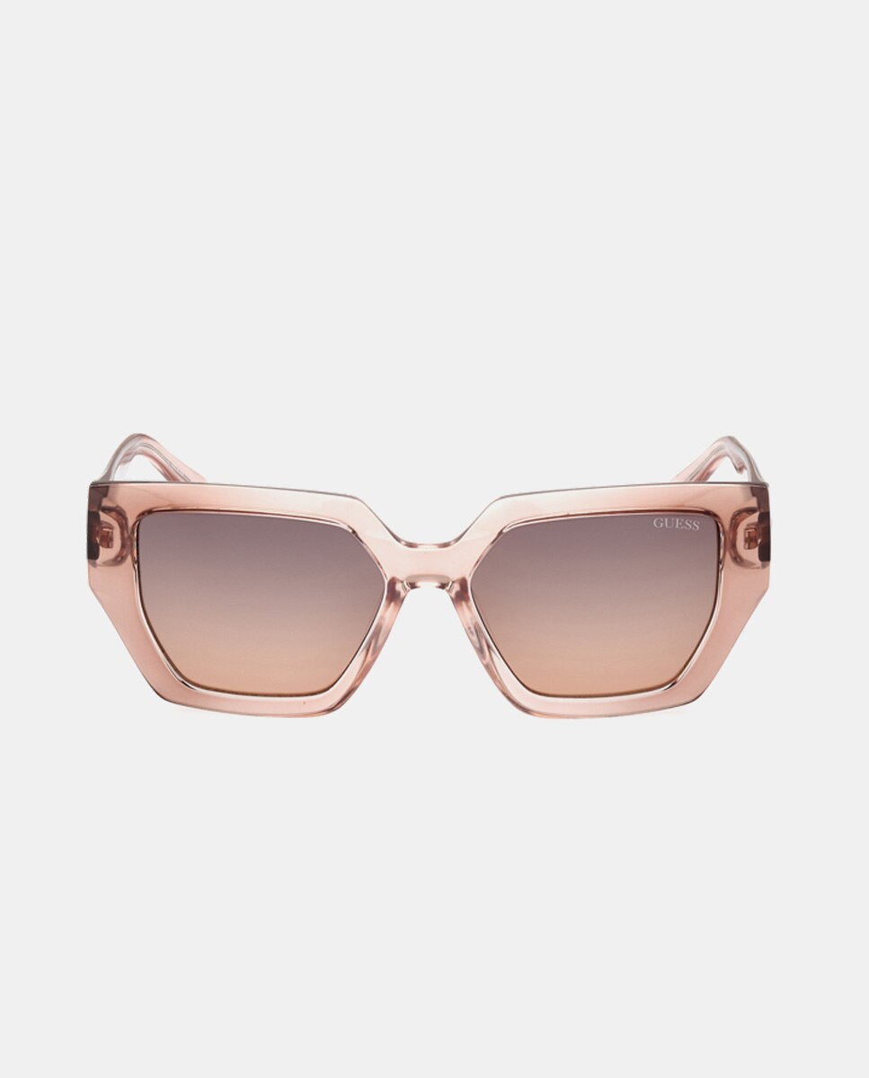Gafas de sol de mujer geométricas en - Guess - Marrón claro Marrón claro-1