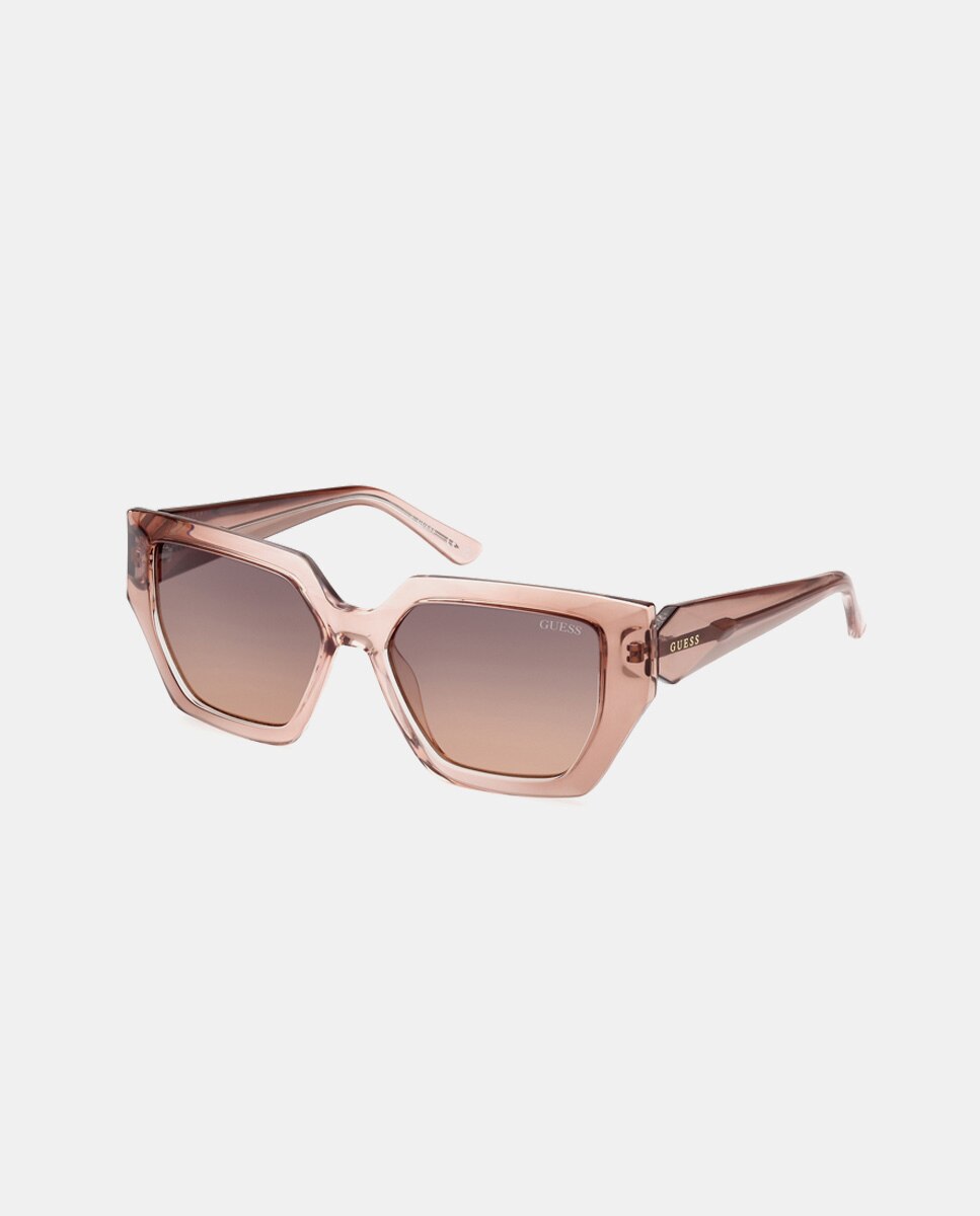 Gafas de sol de mujer geométricas en - Guess - Marrón claro Marrón claro-2