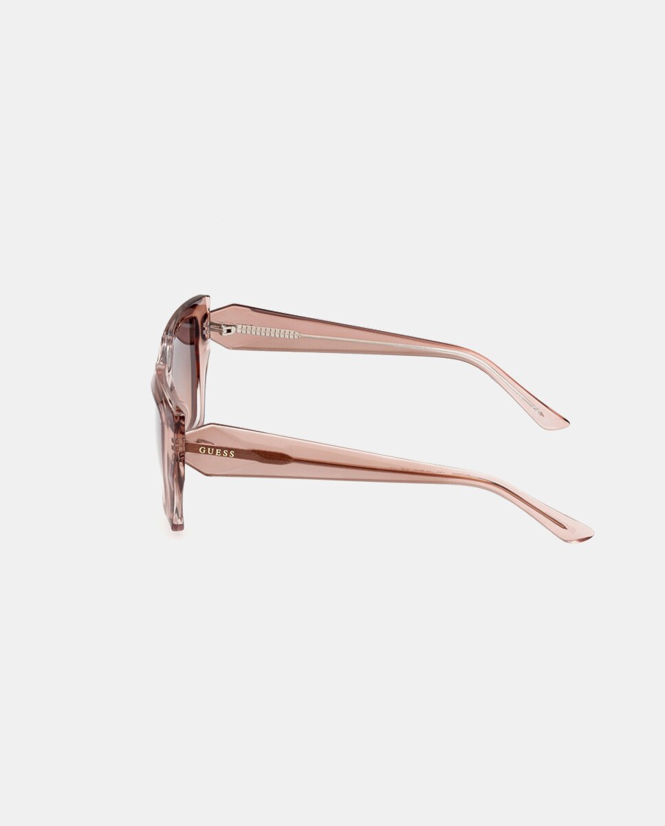 Gafas de sol de mujer geométricas en - Guess - Marrón claro Marrón claro-3