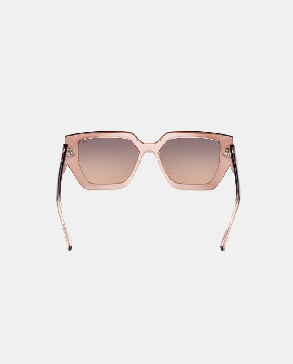 Gafas de sol de mujer geométricas en - Guess - Marrón claro Marrón claro-5