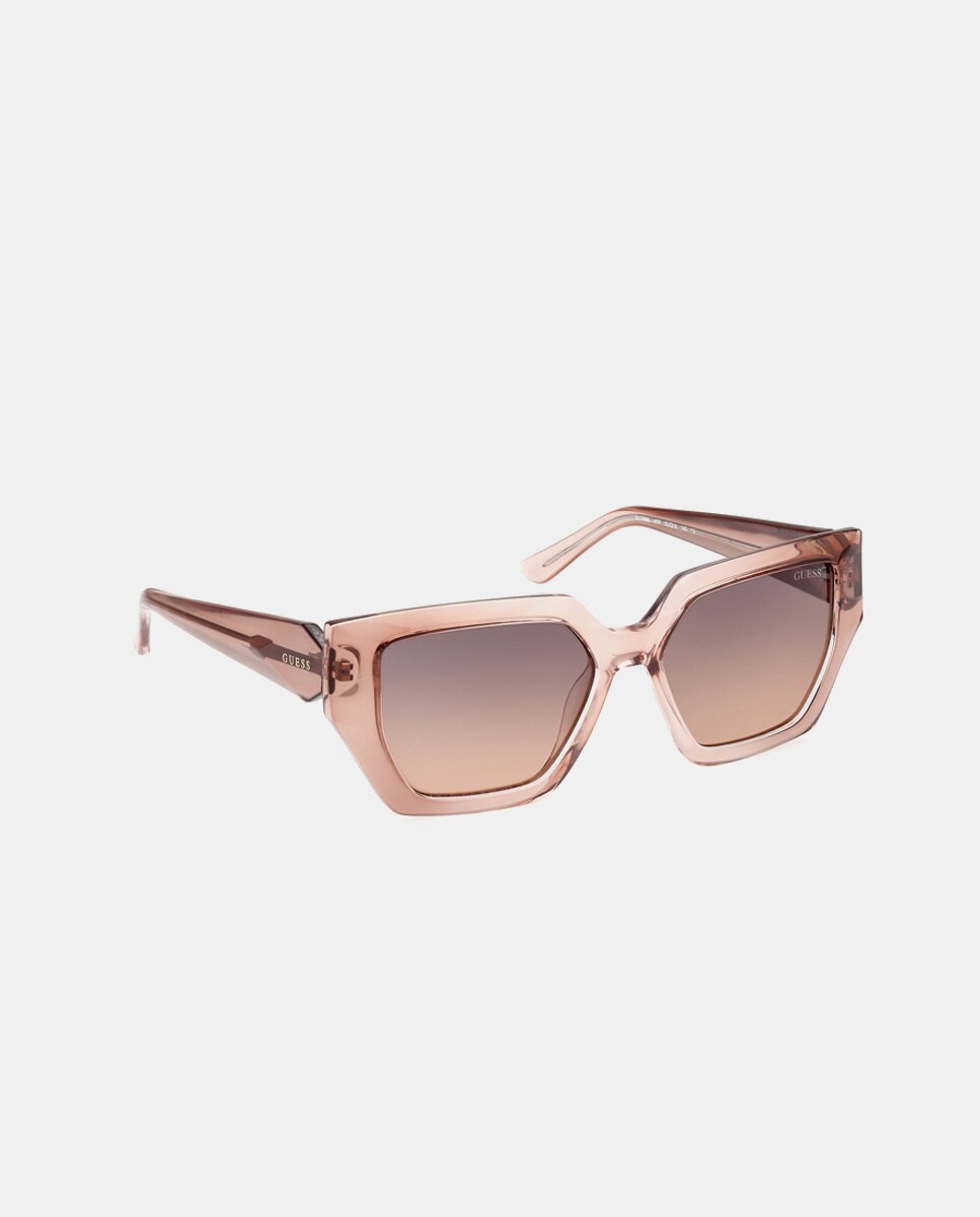 Gafas de sol de mujer geométricas en - Guess - Marrón claro Marrón claro-8