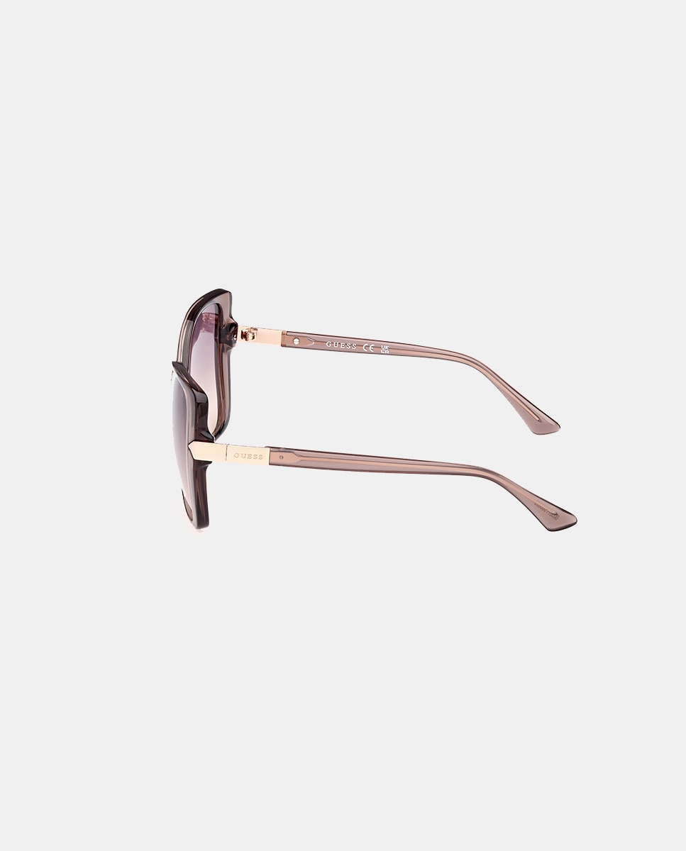 Gafas de sol de mujer mariposa oversize en - Guess - Beige Beige-2