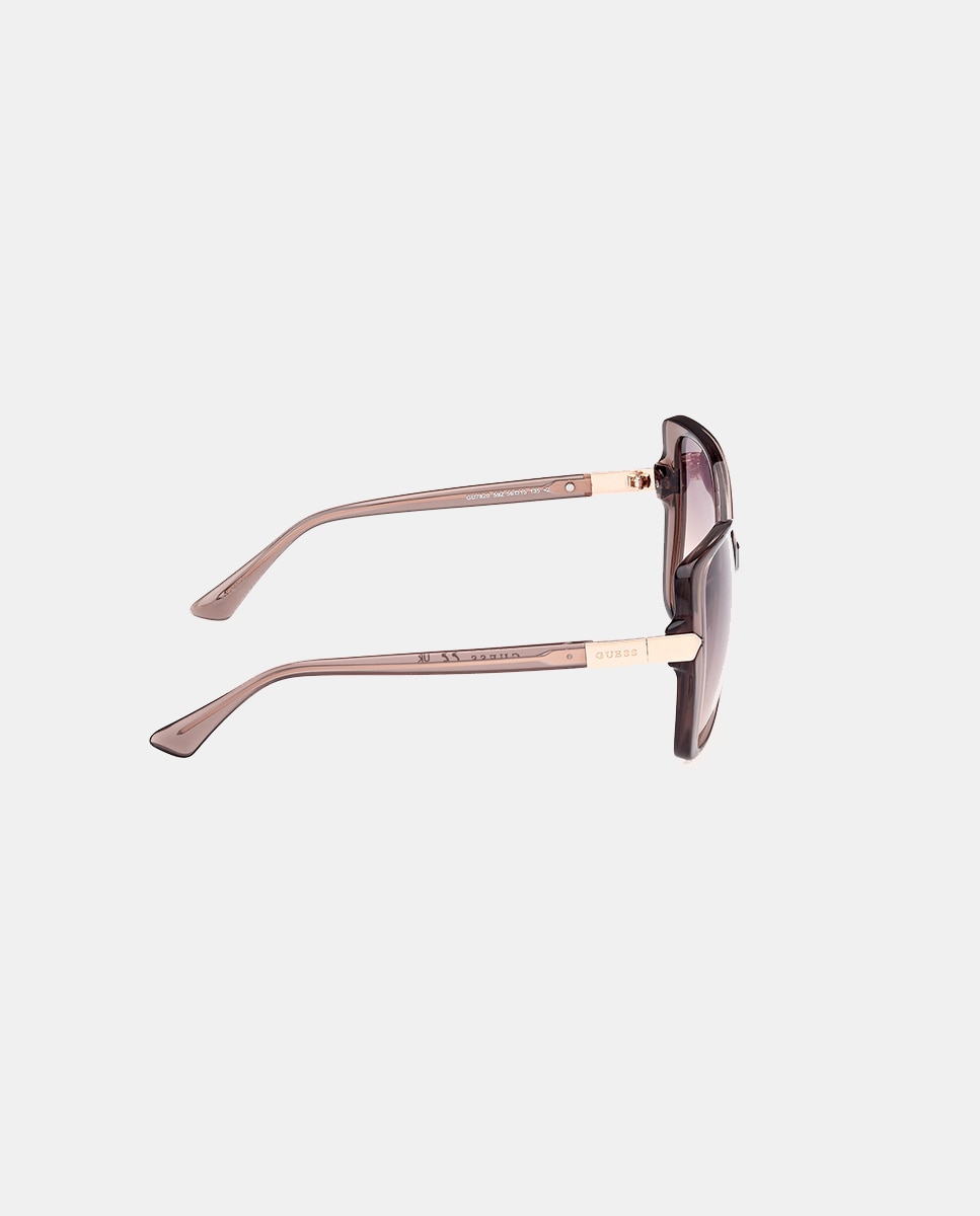 Gafas de sol de mujer mariposa oversize en - Guess - Beige Beige-5