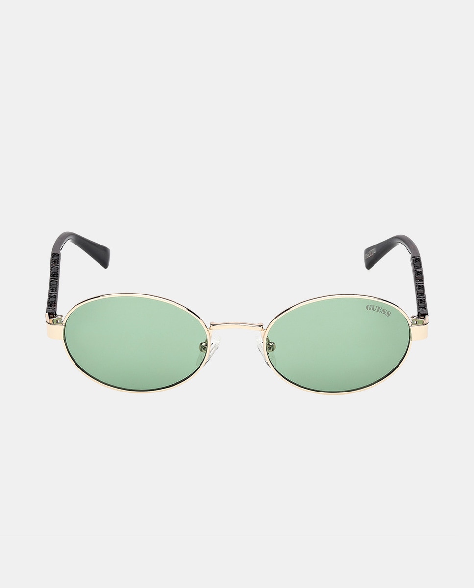 Gafa de sol unisex ovalada metalica - Guess - Oro Oro-1