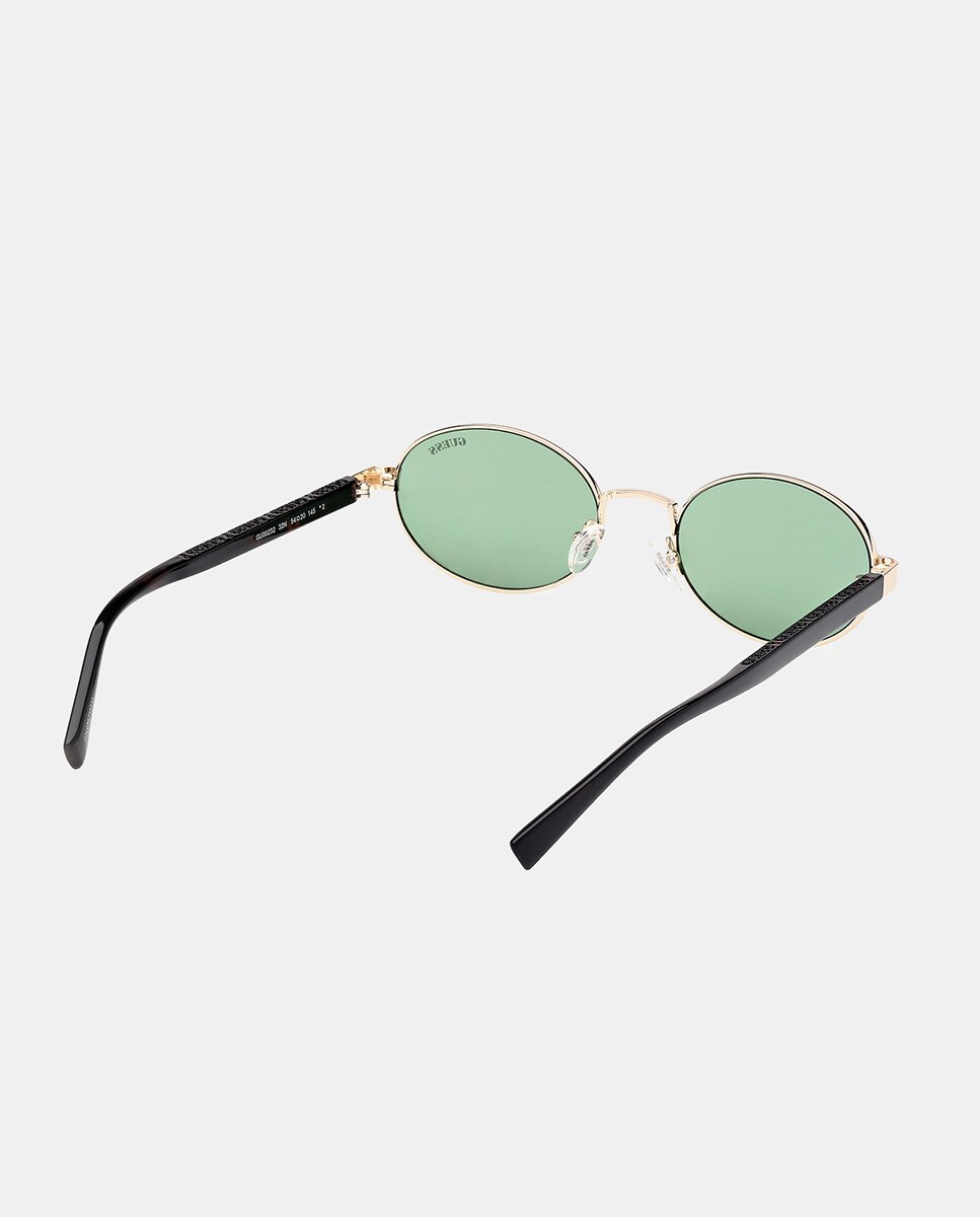 Gafa de sol unisex ovalada metalica - Guess - Oro Oro-4