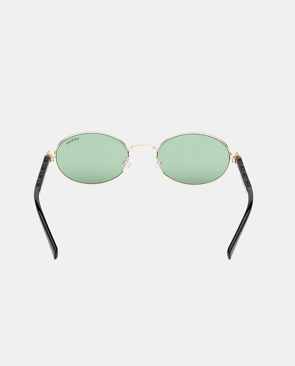 Gafa de sol unisex ovalada metalica - Guess - Oro Oro-5