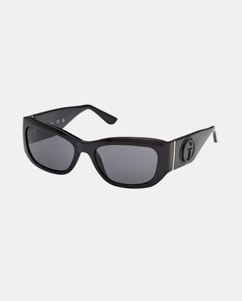 Imagen 2 de Gafa de sol de mujer rectangular en inyectado - Guess - Negro Negro