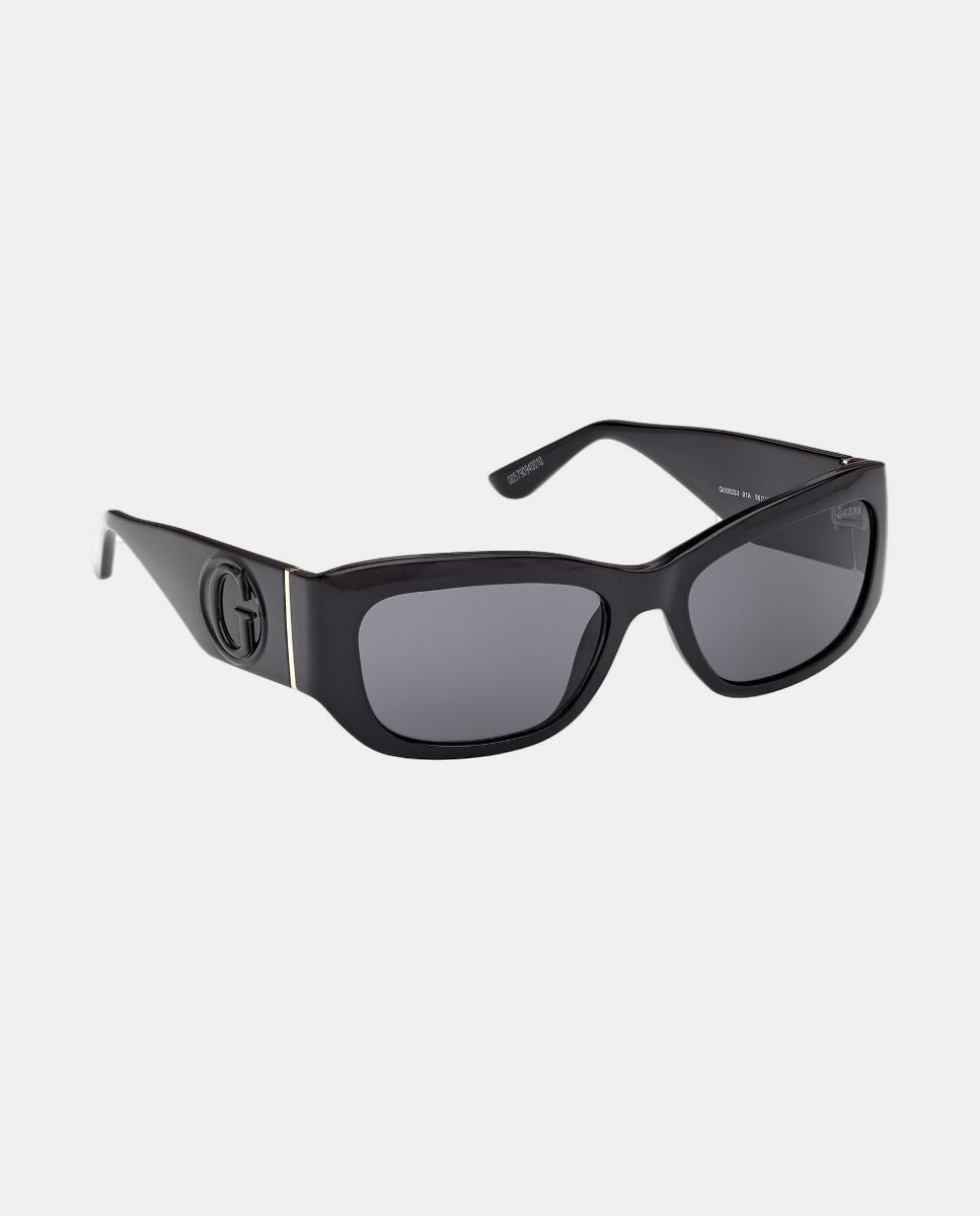 Imagen 3 de Gafa de sol de mujer rectangular en inyectado - Guess - Negro Negro