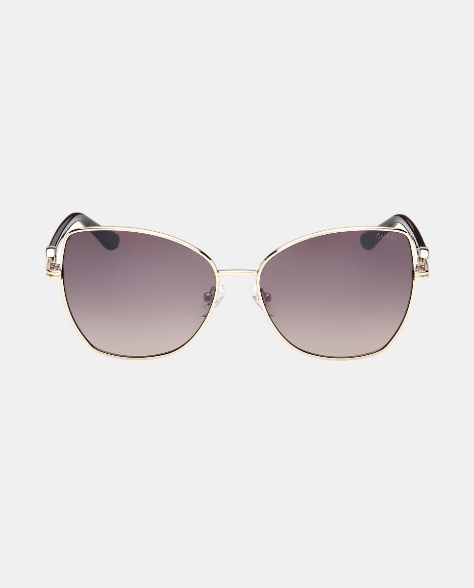 Guess - Gafa de sol de mujer mariposa metalica.