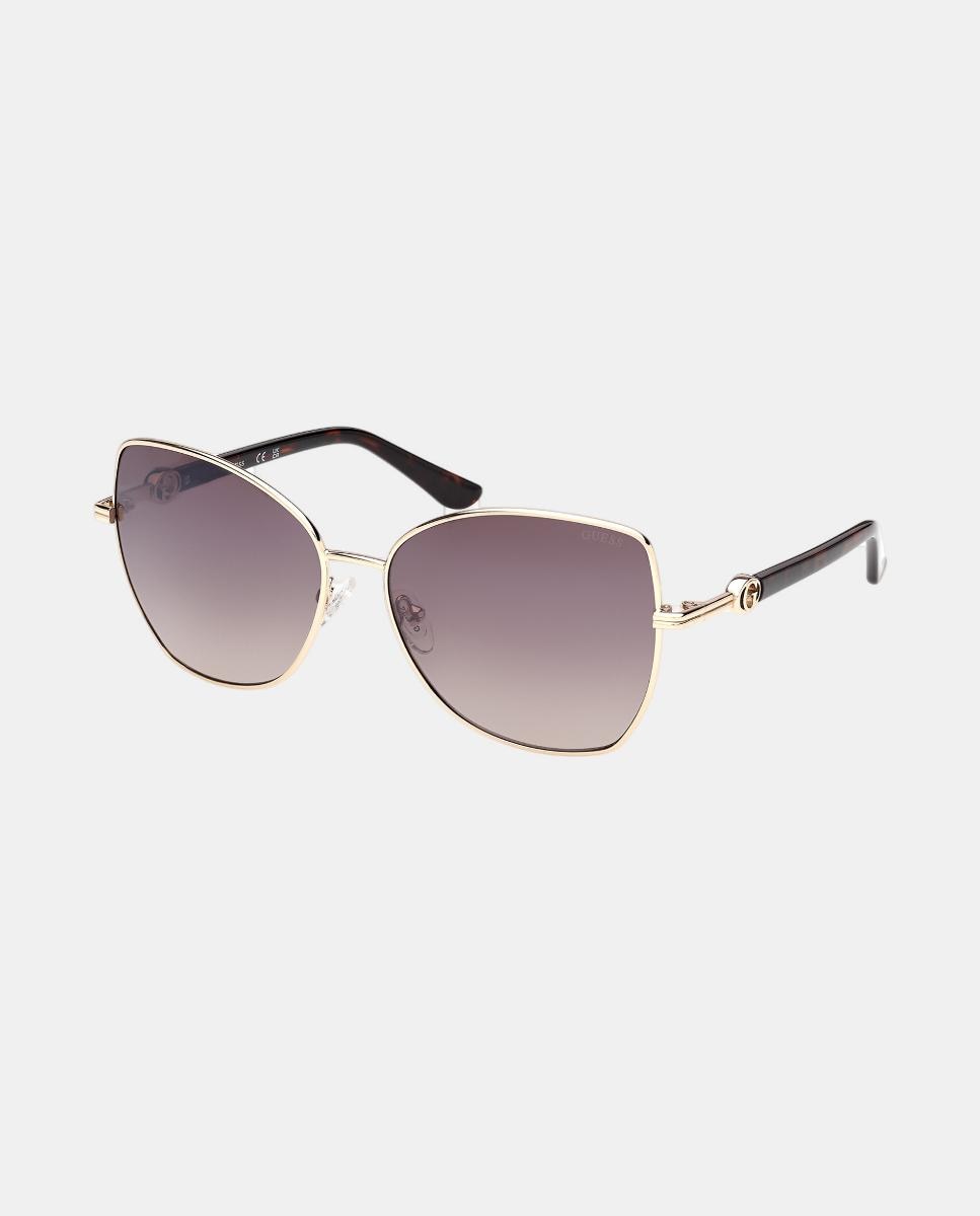 Gafa de sol de mujer mariposa metalica - Guess - Oro Oro-2