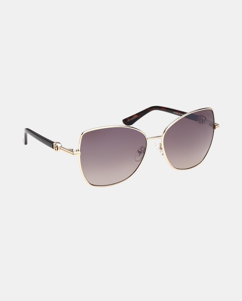 Gafa de sol de mujer mariposa metalica - Guess - Oro Oro-3