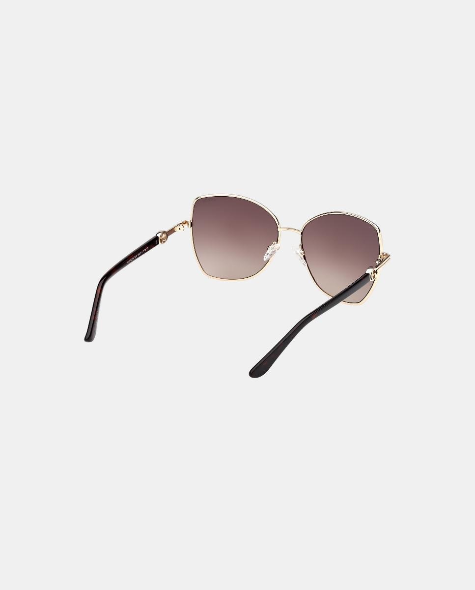 Gafa de sol de mujer mariposa metalica - Guess - Oro Oro-5