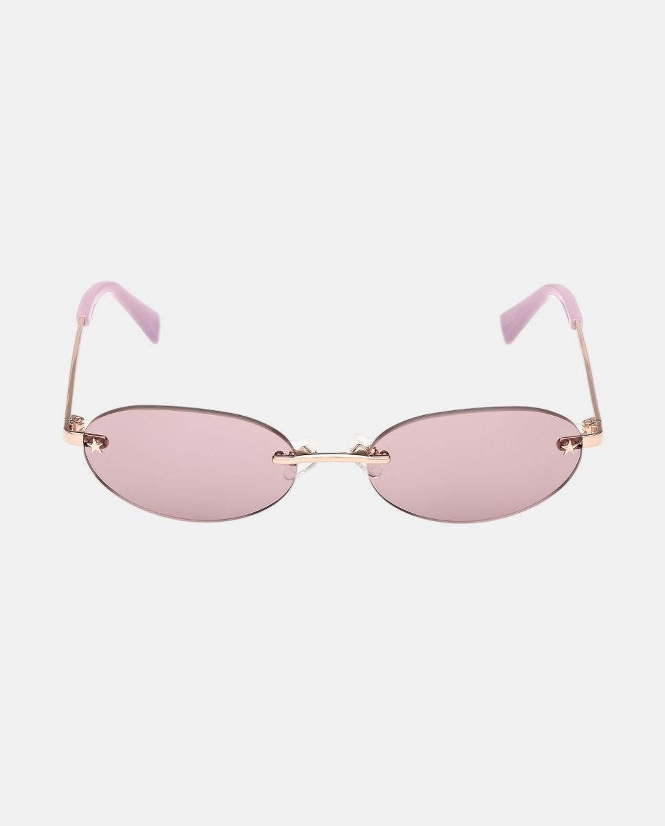 Gafa de sol unisex ovalada metalica - Guess - Oro Oro-1