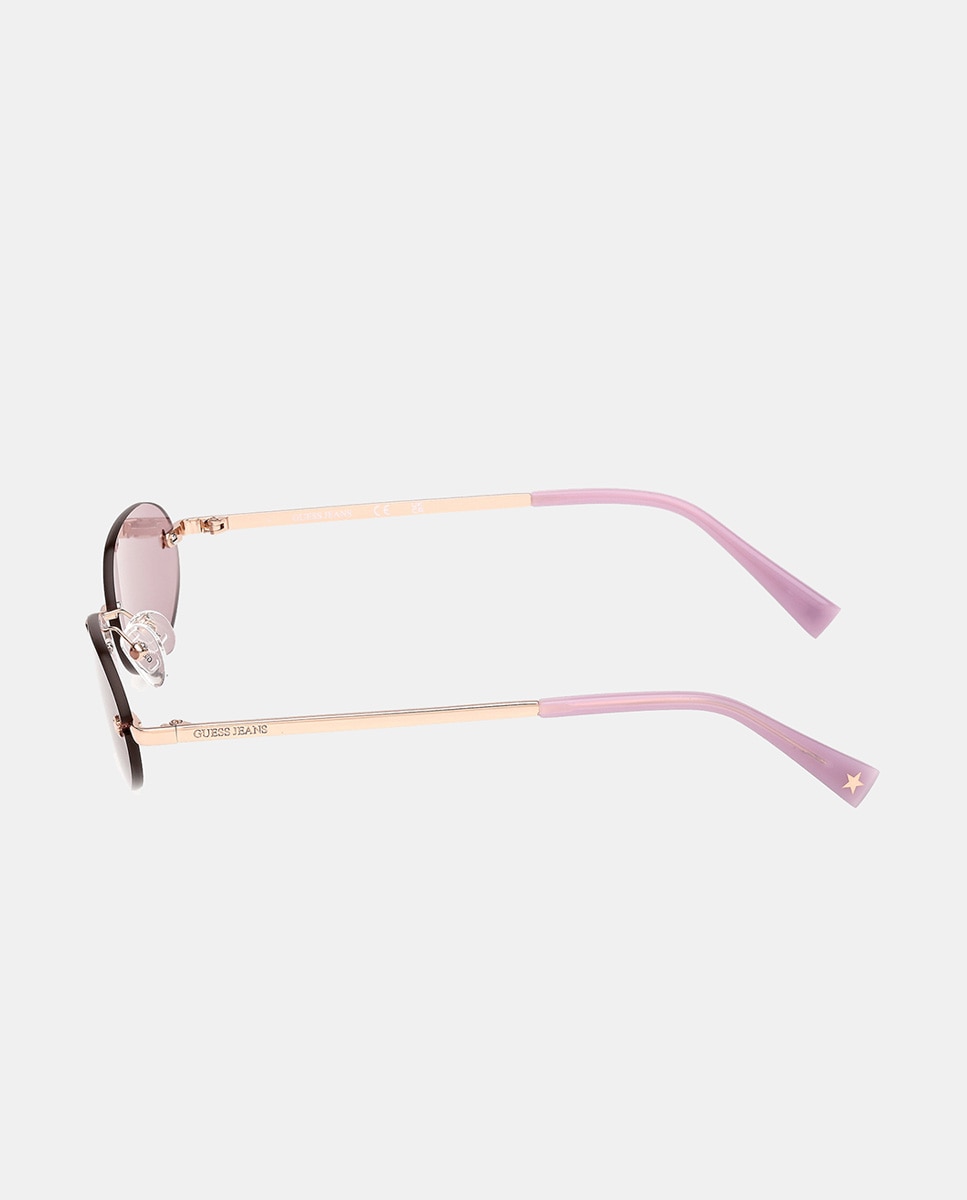 Gafa de sol unisex ovalada metalica - Guess - Oro Oro-3