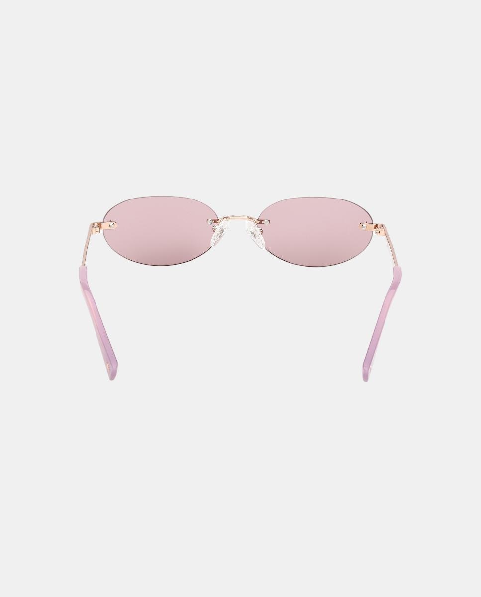Gafa de sol unisex ovalada metalica - Guess - Oro Oro-4