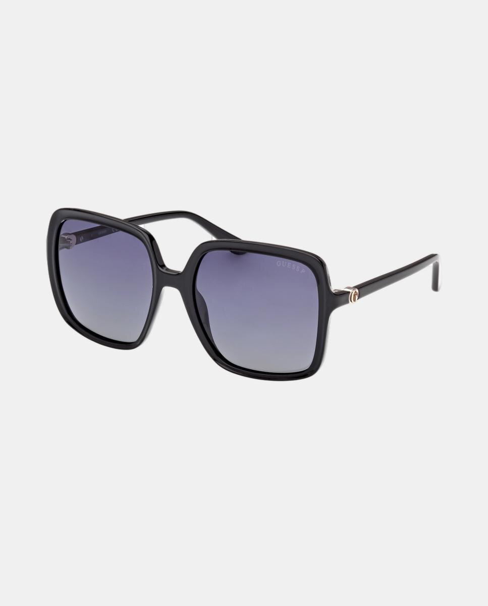 Gafa de sol de mujer cuadrada en inyectado con lente polarizada - Guess - Negro Negro-2