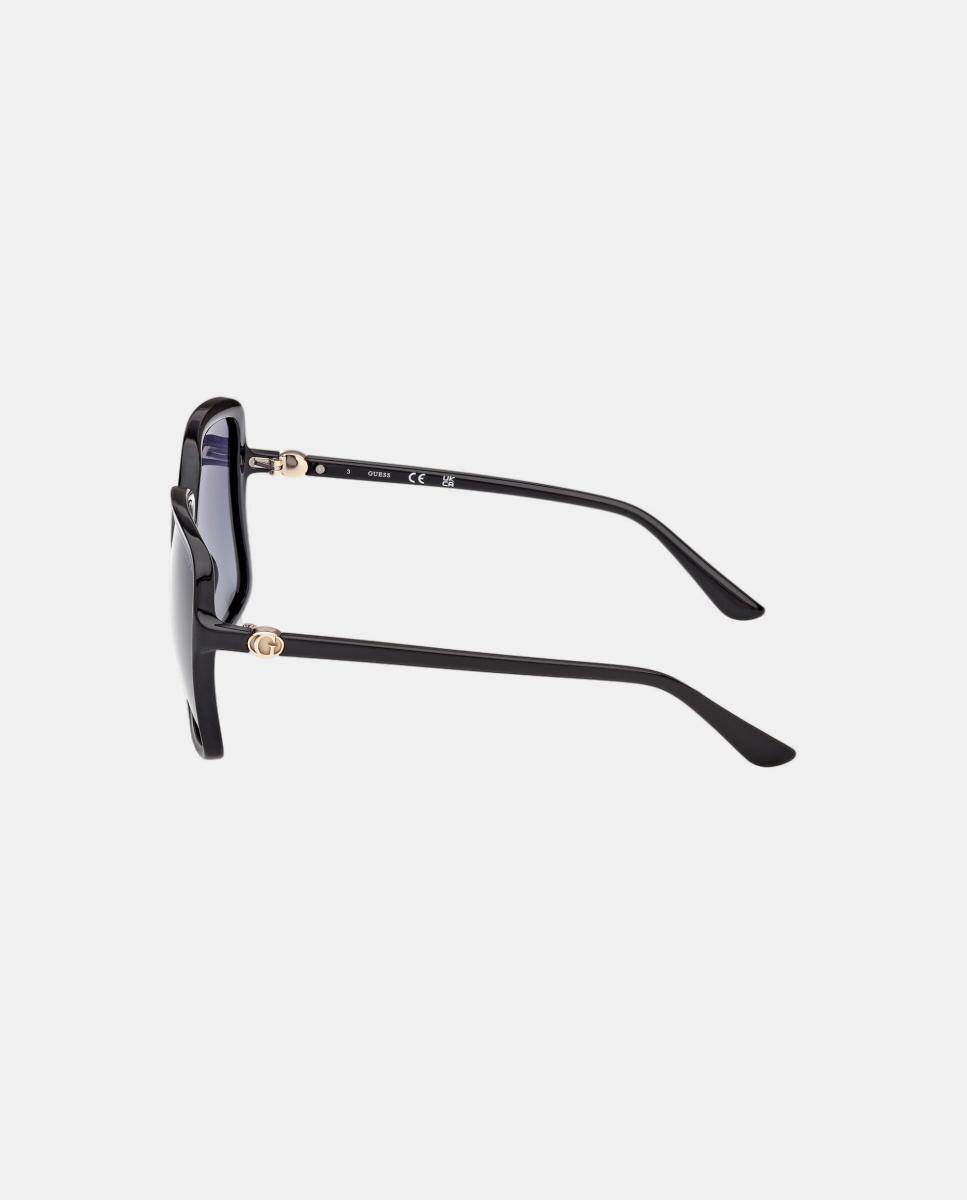 Gafa de sol de mujer cuadrada en inyectado con lente polarizada - Guess - Negro Negro-3