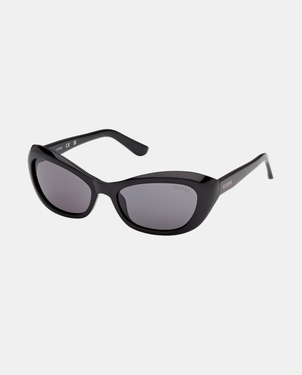 Gafa de sol de mujer ojo de gato en inyectado - Guess - Negro Negro-2