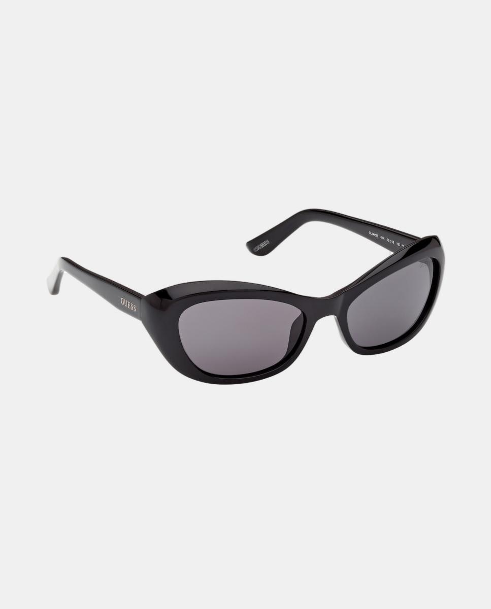 Gafa de sol de mujer ojo de gato en inyectado - Guess - Negro Negro-8