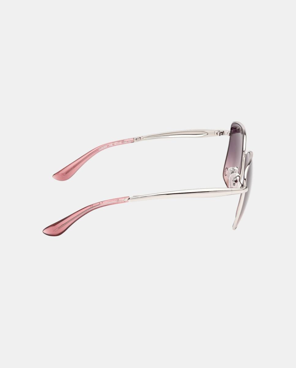 Gafas de sol GU00308 de mujer cuadrada en metal con lente degradada - Guess - Marrón Marrón-7