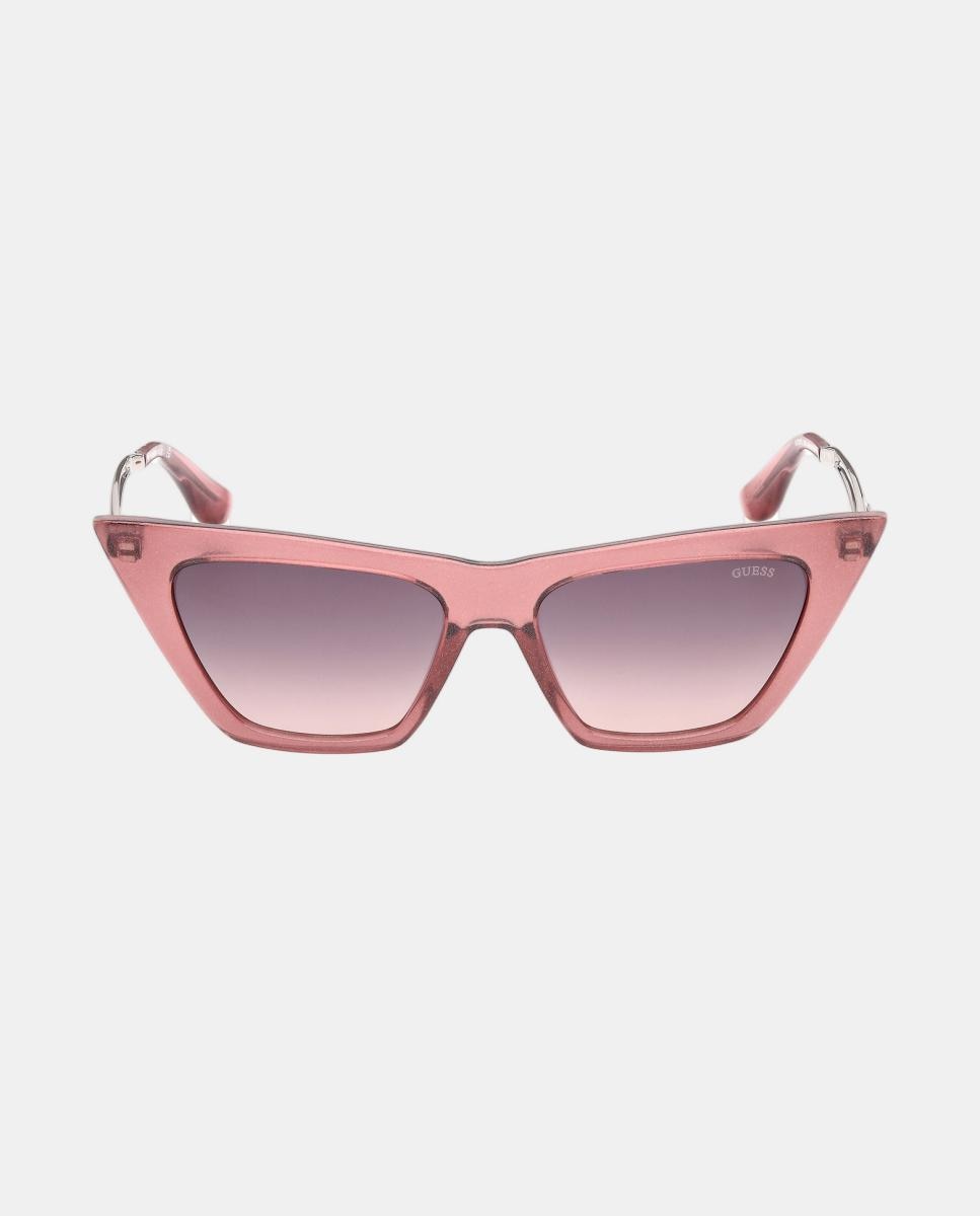 Gafas de sol GU00310 de mujer ojo de gato en inyectado con lente degradada - Guess - Rosa Rosa-1