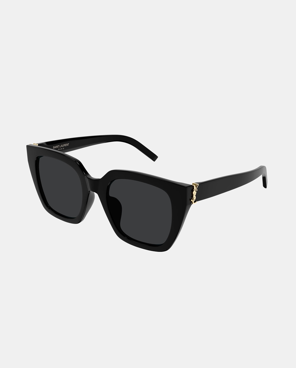 Imagen 0 de Gafas de sol de mujer ojo de gato en acetato reciclado Negro