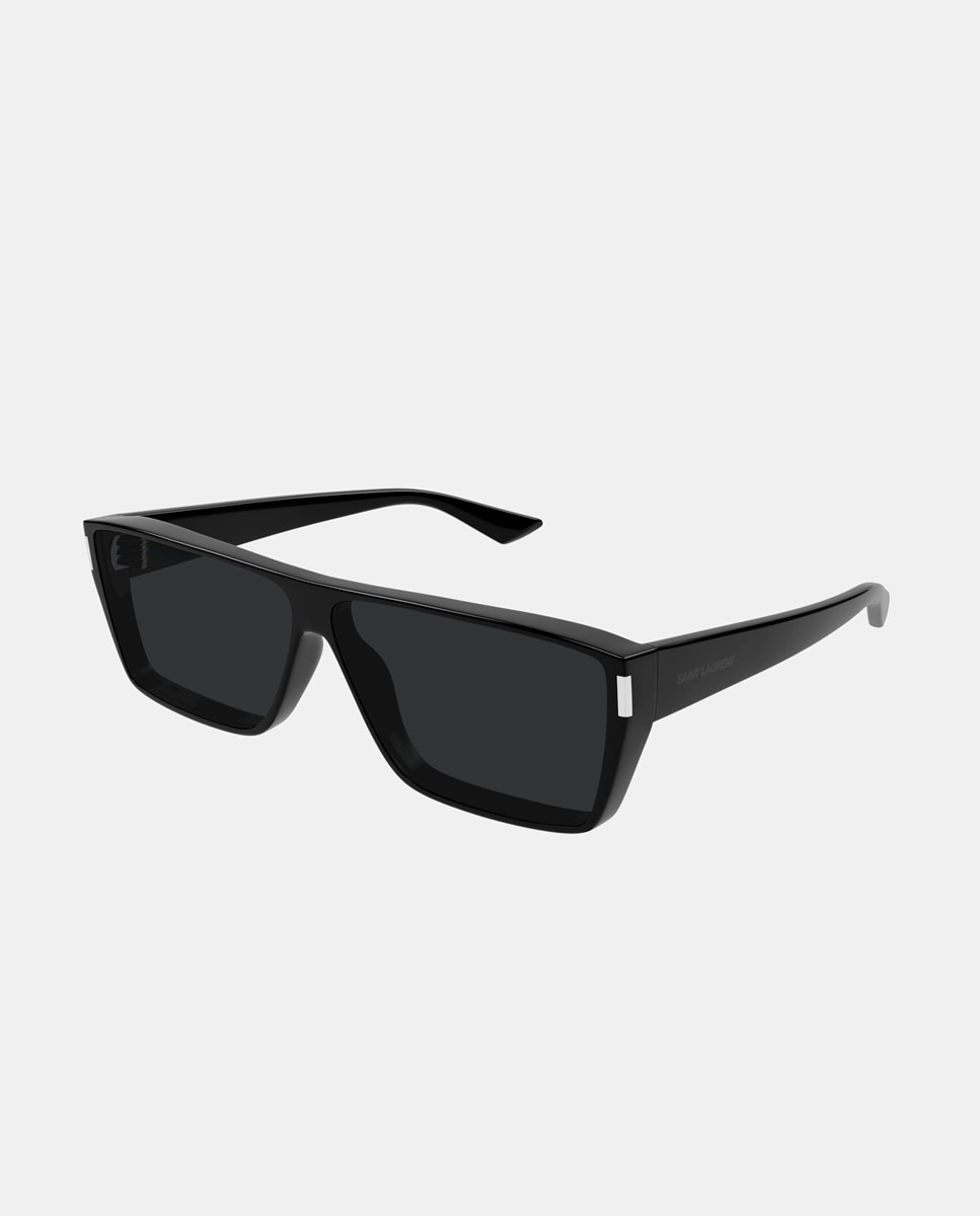 Gafa de sol unisex rectangular en inyectado - Saint Laurent - Negro Negro-1