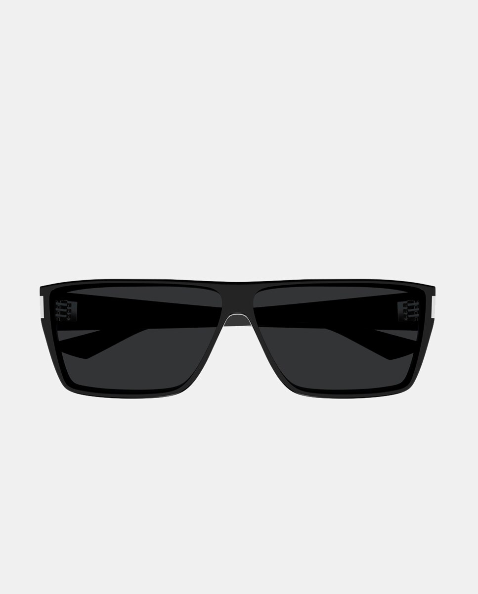 Gafa de sol unisex rectangular en inyectado - Saint Laurent - Negro Negro-2