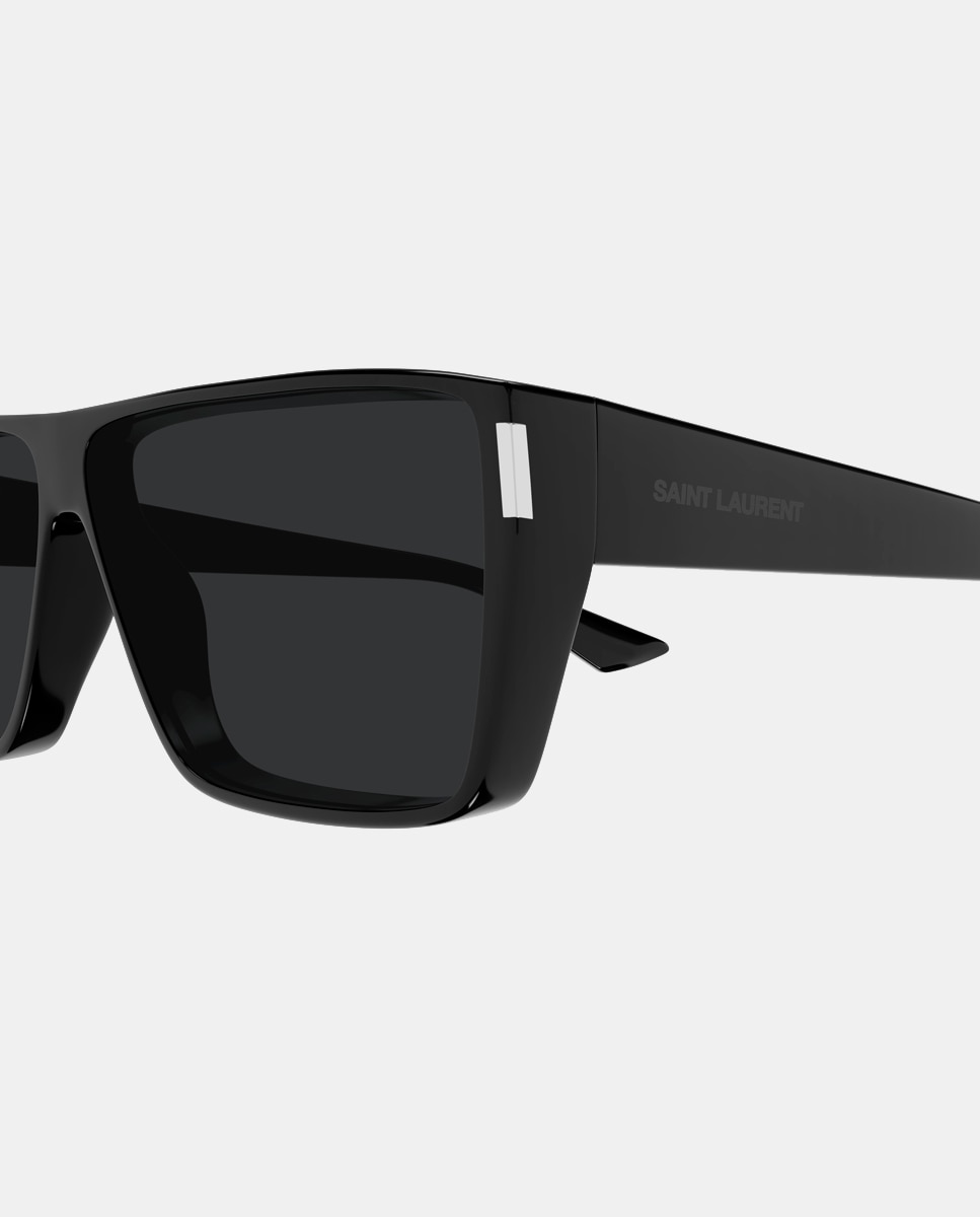 Gafa de sol unisex rectangular en inyectado - Saint Laurent - Negro Negro-3