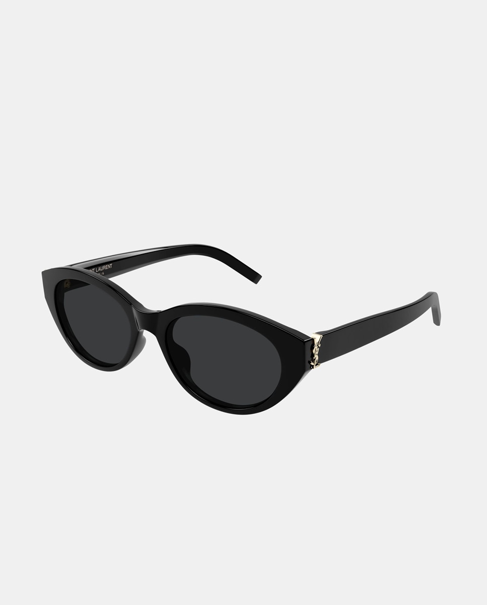 Imagen 0 de Gafa de sol de mujer ovalada en acetato Negro