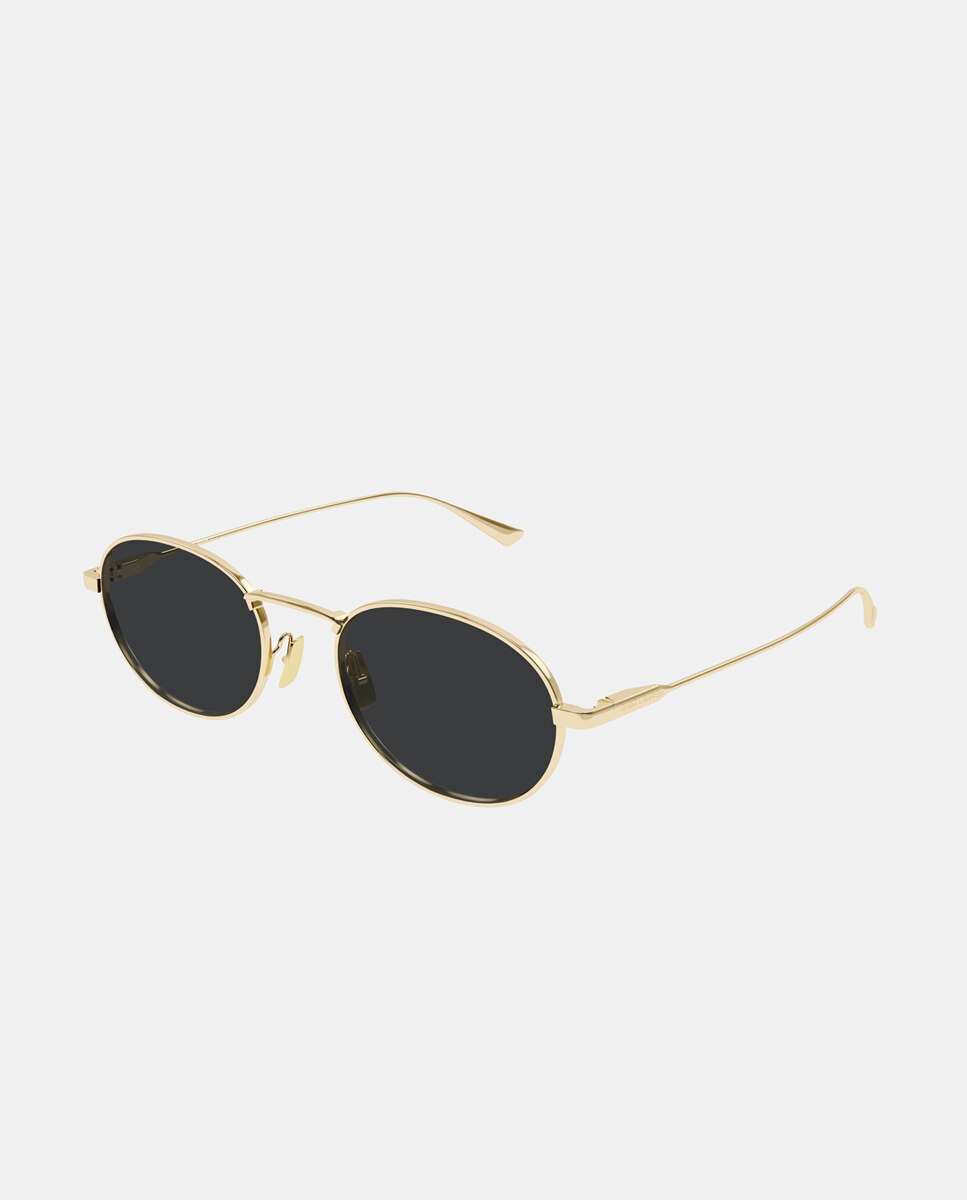 Imagen 0 de Gafa de sol de hombre ovalada metalica Oro