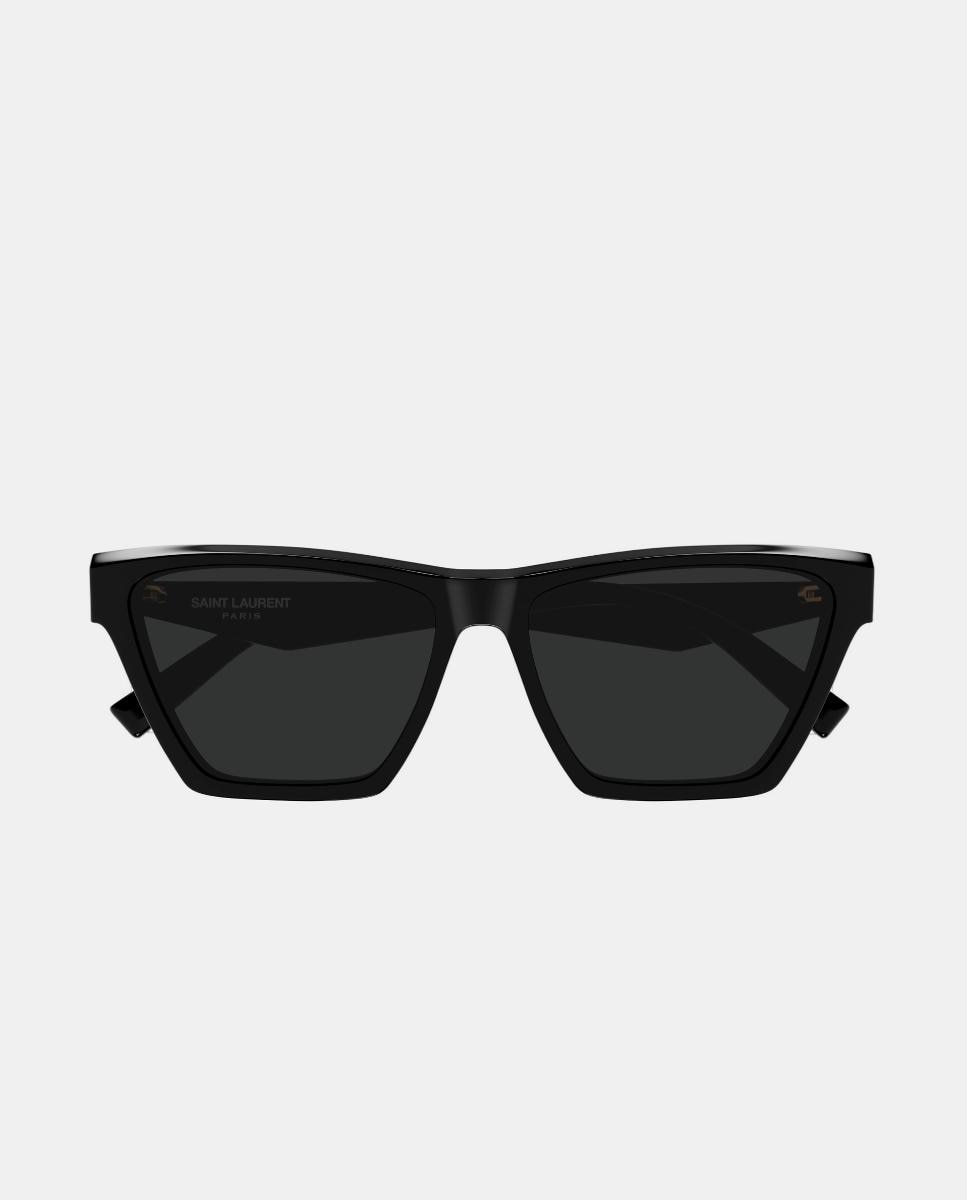 Gafa de sol de mujer ojo de gato en acetato - Saint Laurent - Negro Negro-2