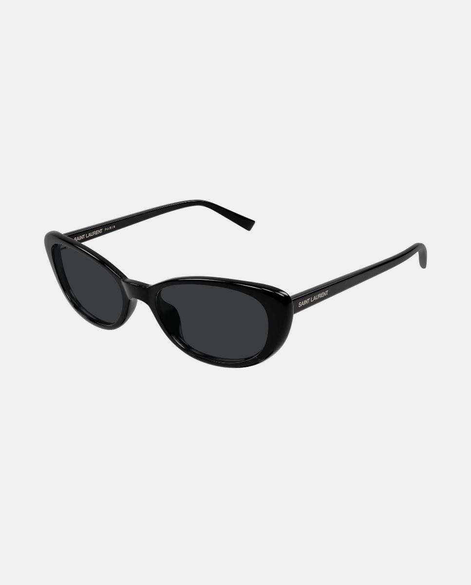 Gafa de sol de mujer ojo de gato en acetato - Saint Laurent - Negro Negro-1