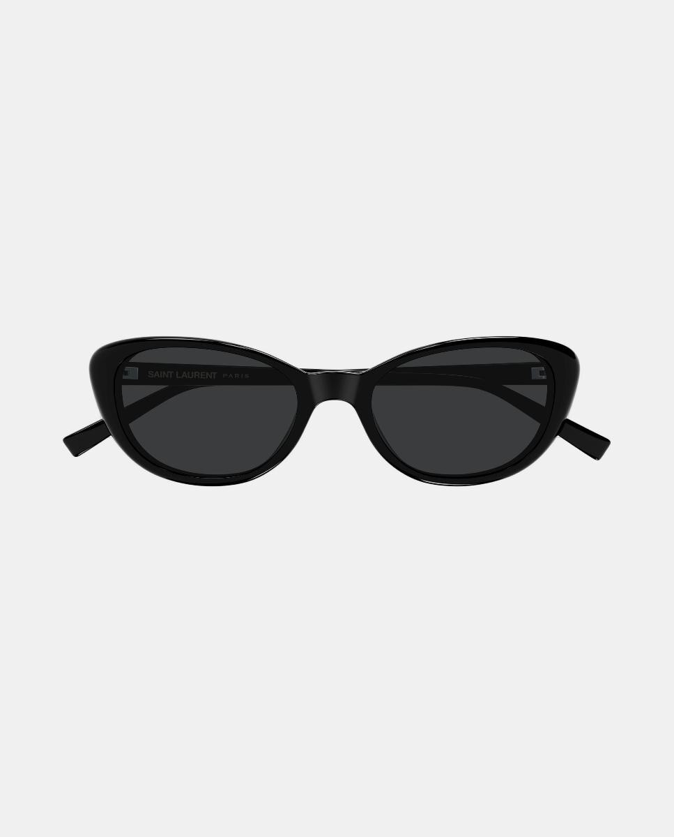Gafa de sol de mujer ojo de gato en acetato - Saint Laurent - Negro Negro-2