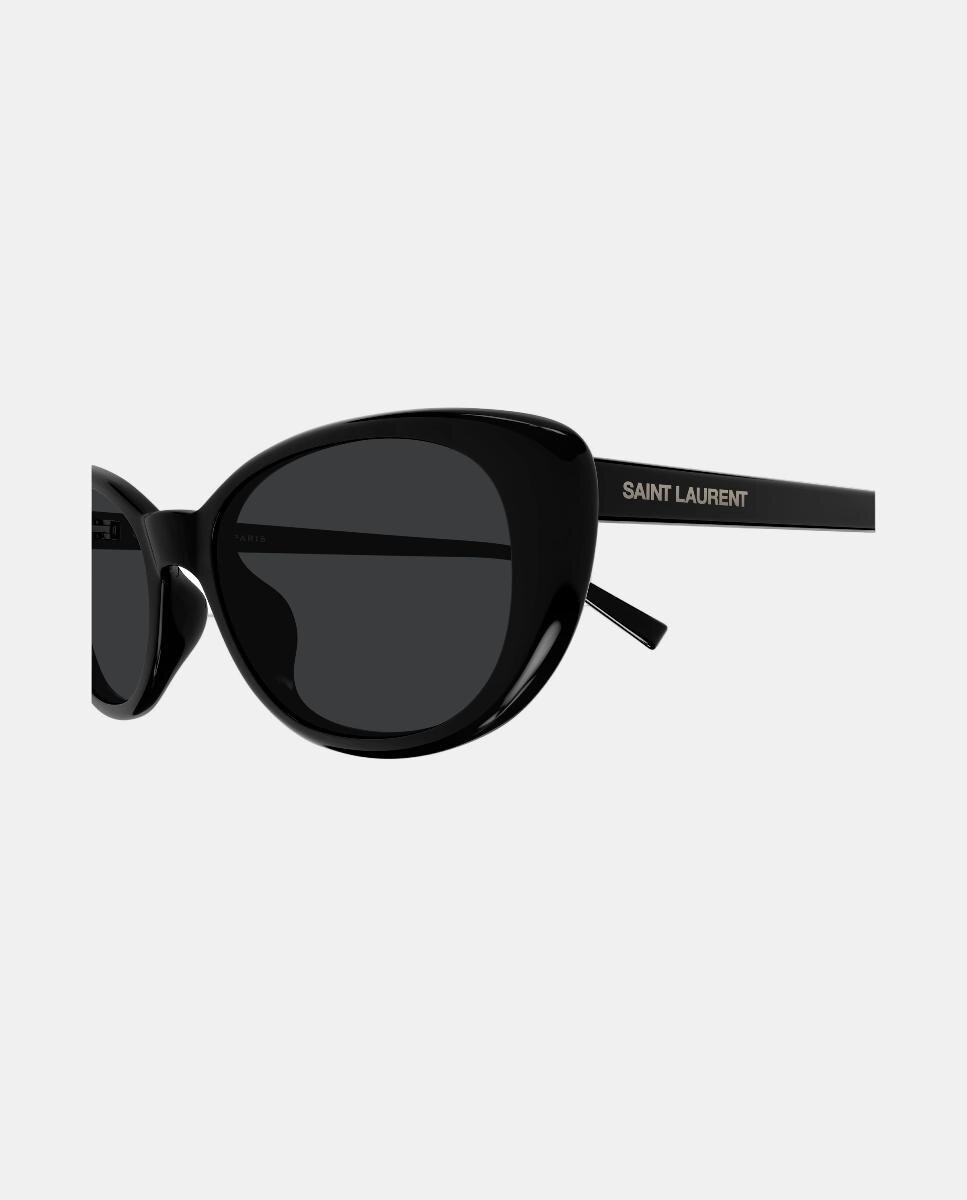 Gafa de sol de mujer ojo de gato en acetato - Saint Laurent - Negro Negro-3