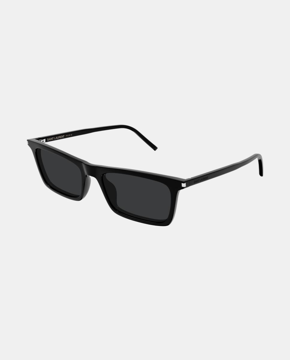 Imagen 0 de Gafa de sol unisex rectangular en acetato Negro