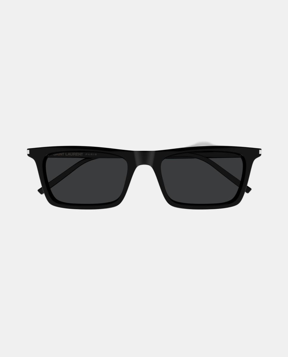 Gafa de sol unisex rectangular en acetato - Saint Laurent - Negro Negro-2