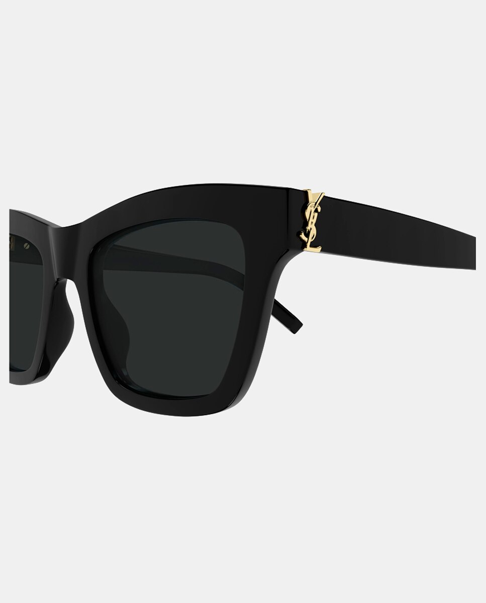 Gafa de sol de mujer ojo de gato en acetato - Saint Laurent - Negro Negro-3
