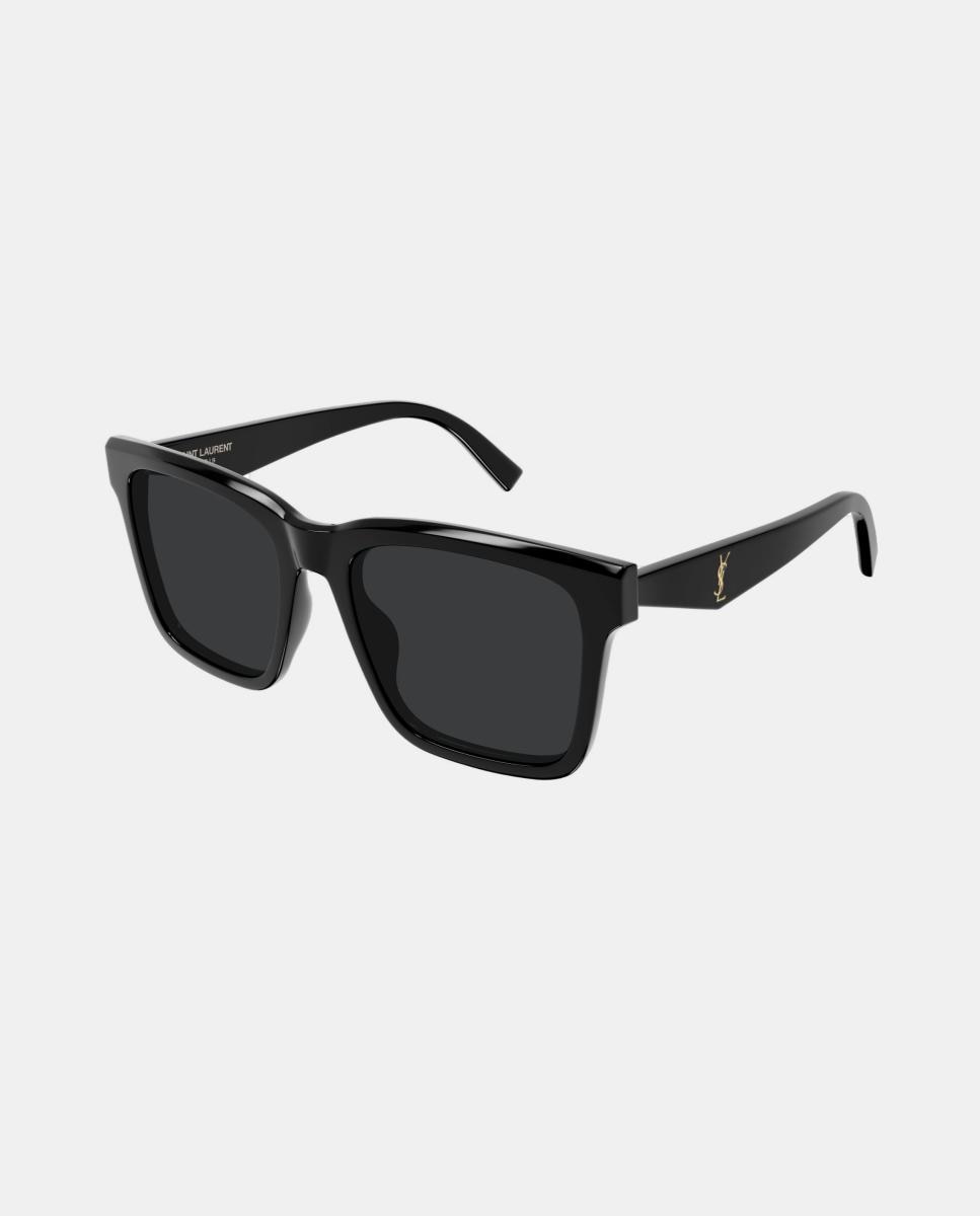 Imagen 1 de Gafa de sol de mujer rectangular en acetato Negro