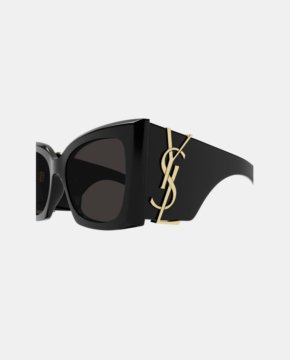Gafa de sol de mujer ojo de gato en acetato - Saint Laurent - Negro Negro-3