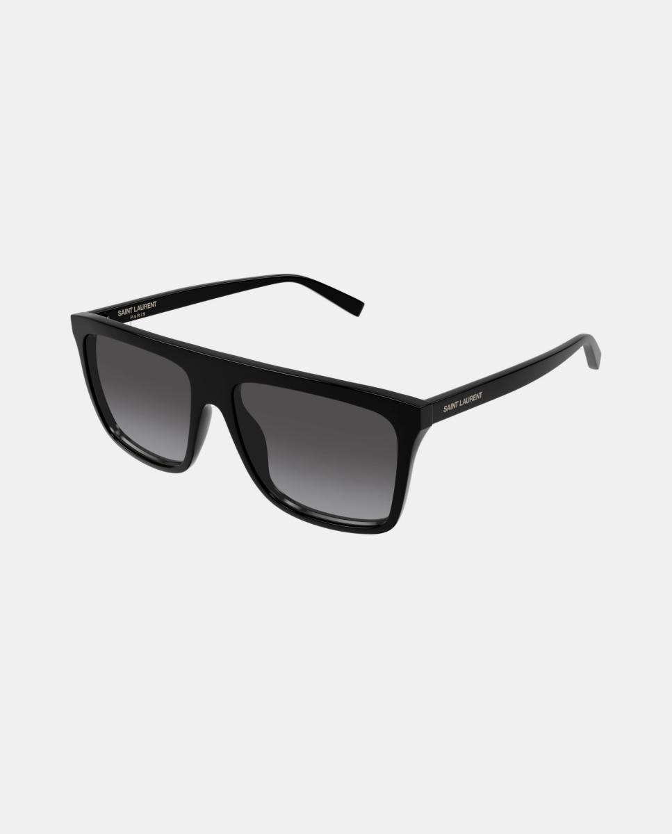 Imagen 0 de Gafa de sol SL 904 de hombre rectangular en acetato con lente degradada Negro