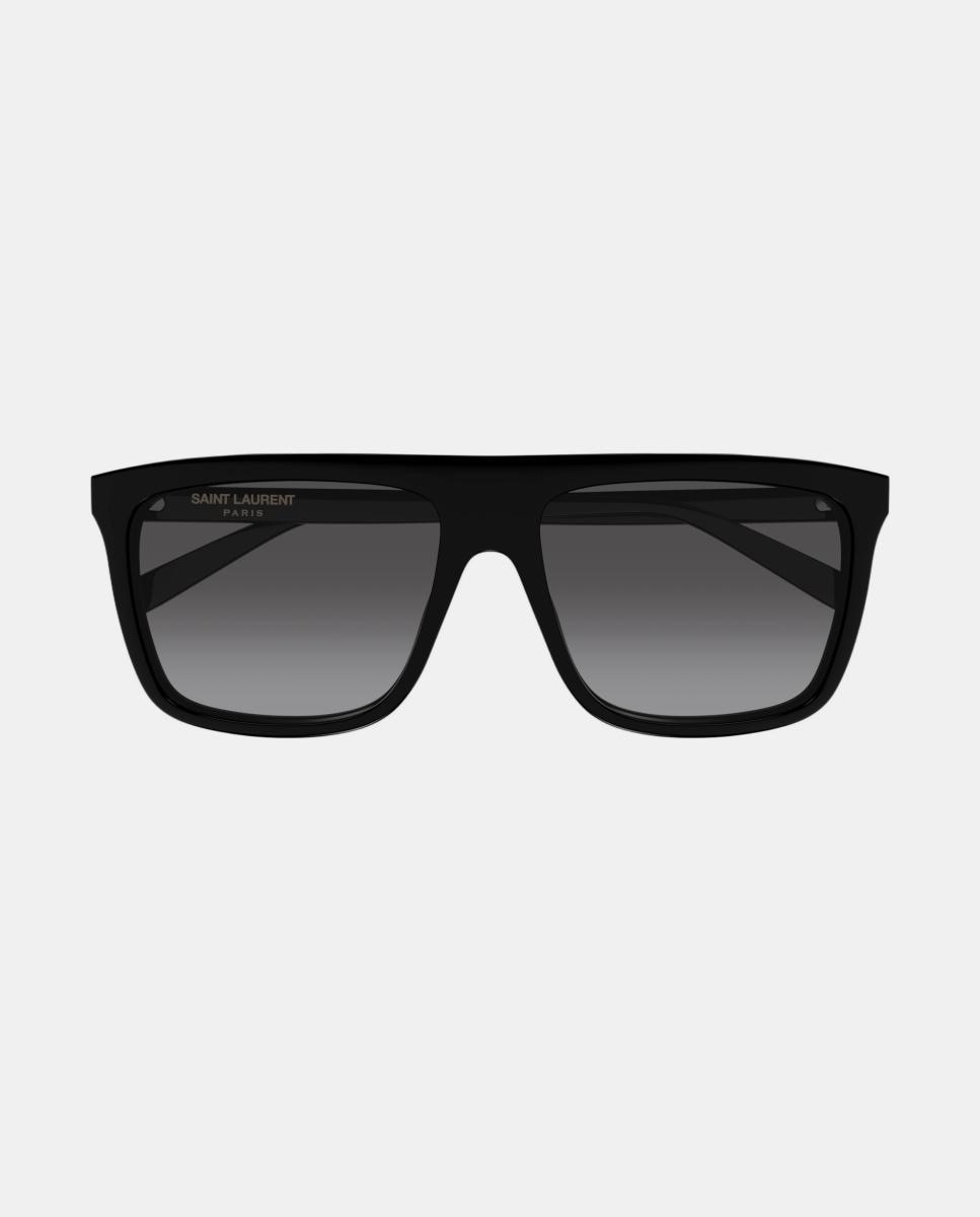 Gafa de sol SL 904 de hombre rectangular en acetato con lente degradada - Saint Laurent - Negro Negro-2