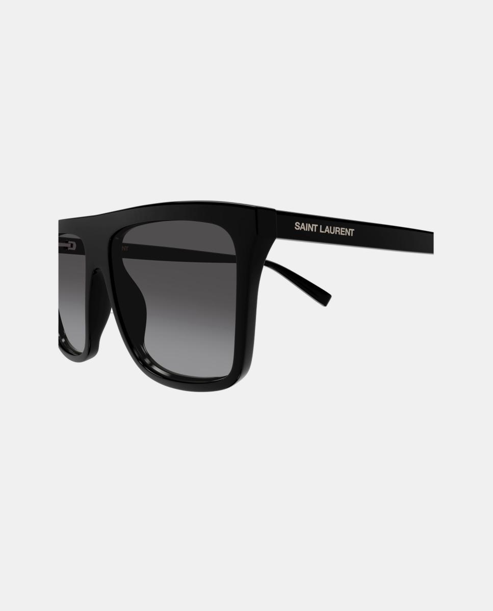 Gafa de sol SL 904 de hombre rectangular en acetato con lente degradada - Saint Laurent - Negro Negro-3