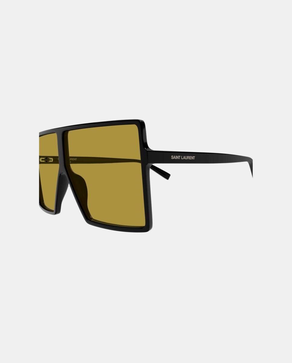 Gafa de sol SL 909 BETTY S de mujer rectangular en acetato - Saint Laurent - Negro Negro-3