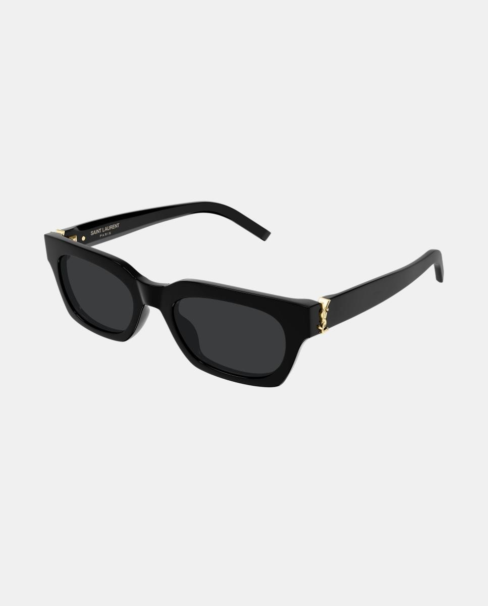 Gafas de sol SL M175 de mujer rectangular en acetato - Saint Laurent - Negro Negro-1