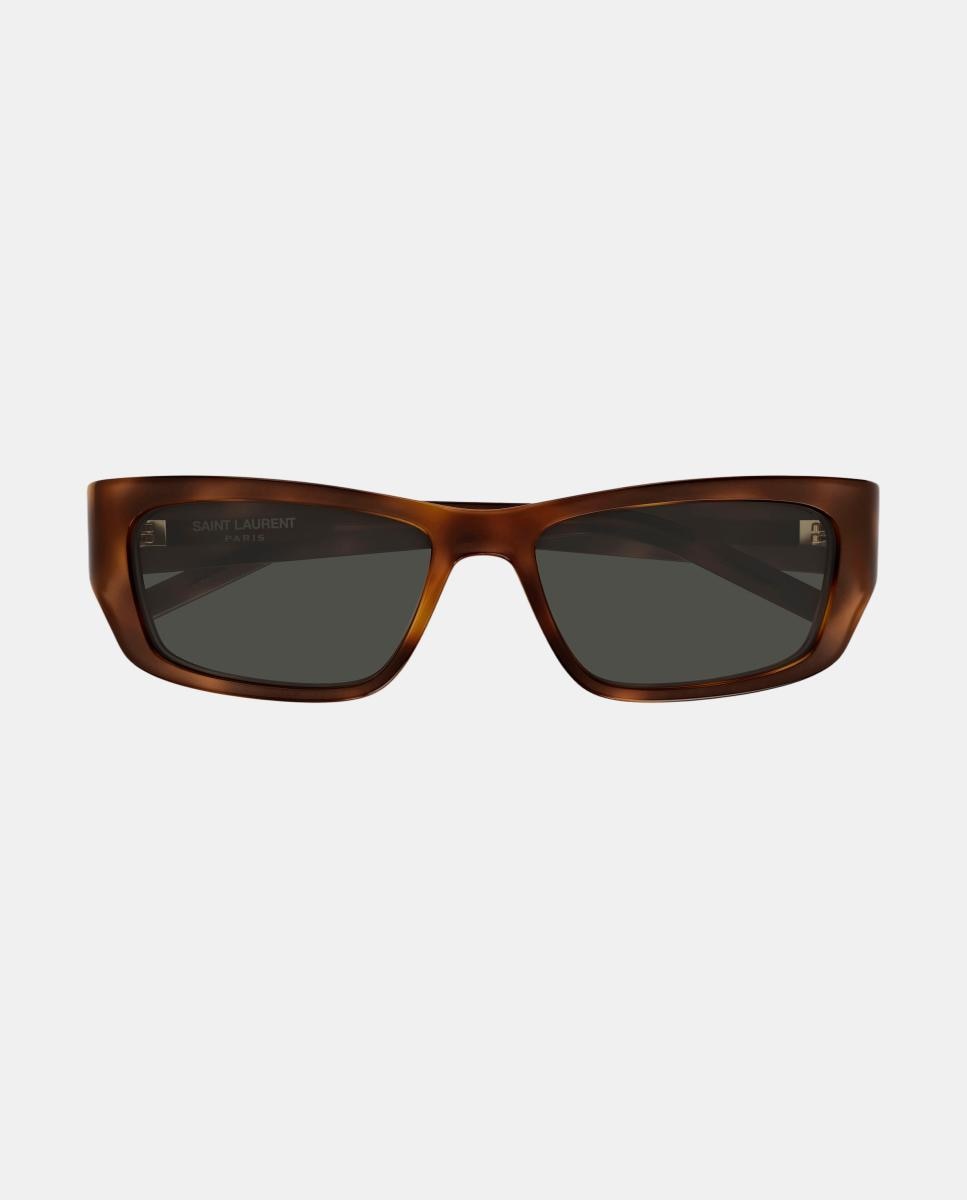 Gafas de sol SL M182 JAZZ de mujer rectangular en acetato - Saint Laurent - Marrón Marrón-2