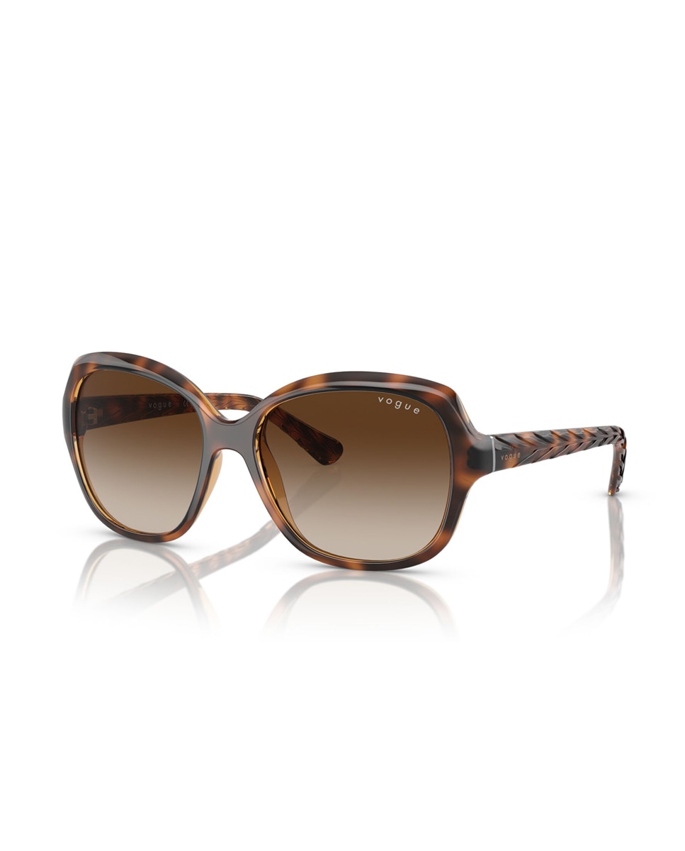 Gafas de sol VO2871S de mujer cuadrada en inyectado con lente degradada - Vogue - Marrón Marrón-3