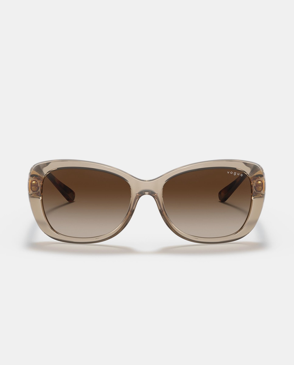 Imagen 4 de Gafas de sol VO2943SB de mujer mariposa en inyectado con lente degradada - Vogue - Marrón Marrón