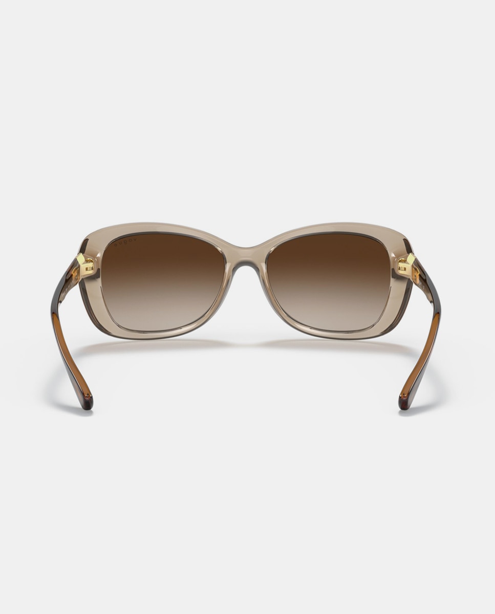 Imagen 6 de Gafas de sol VO2943SB de mujer mariposa en inyectado con lente degradada - Vogue - Marrón Marrón